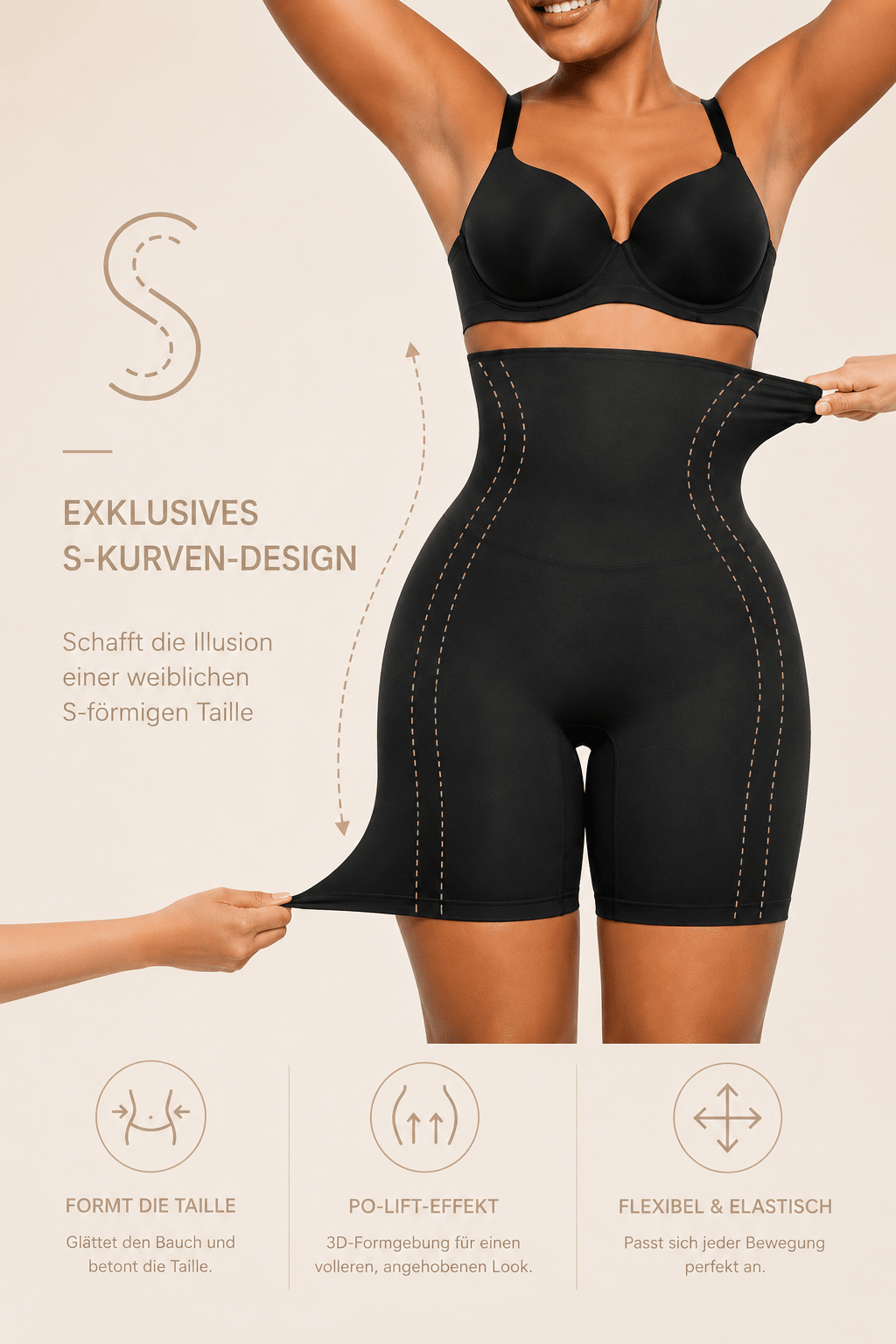 SOLÈNE - Formende Shapewear-Shorts - Lene & Roth