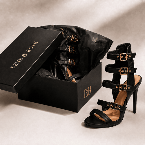 Valeska | Gladiator-Stiletto mit Schnallen