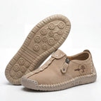 Vera™ – Hand-Stitched Slip-On Comfort Loafers | No-Bend Zipper, Wide Toe Box & All-Day Comfort - Lene & Roth